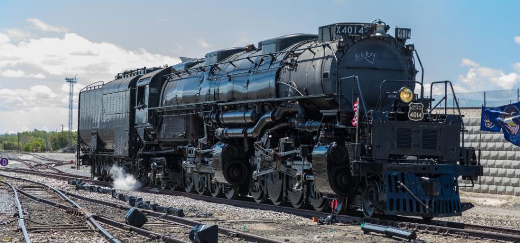 Marvel at the majestic Big Boy No. 4014, a testament to the golden age of steam locomotion, showcased in Roseville.