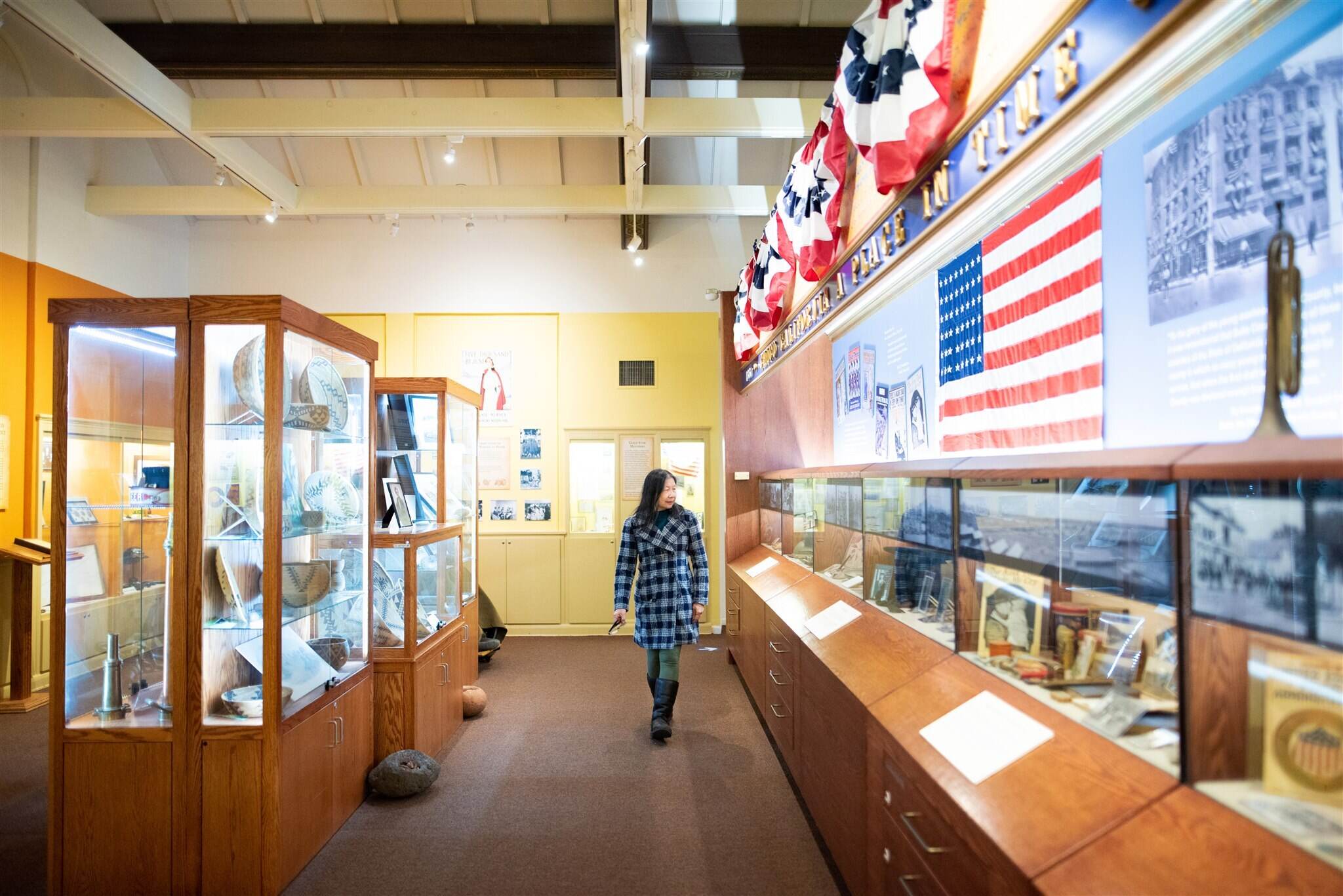 A vibrant representation of California's rich cultural mosaic, which serves as a backdrop to Roseville's diverse museum offerings.