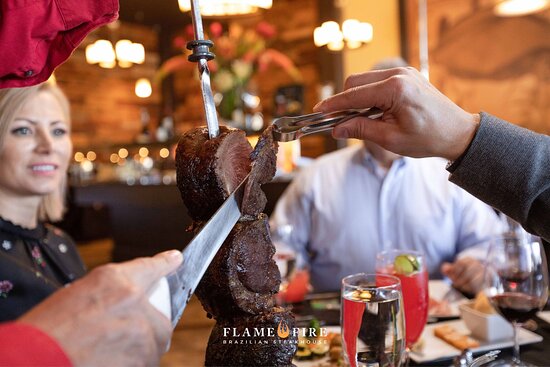 Upscale dining experience at Flame & Fire Brazilian Steakhouse Roseville, CA