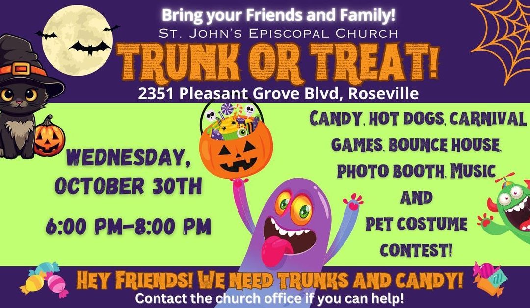 Roseville’s Ultimate Trunk or Treat: Saint John’s Episcopal Church Halloween Bash