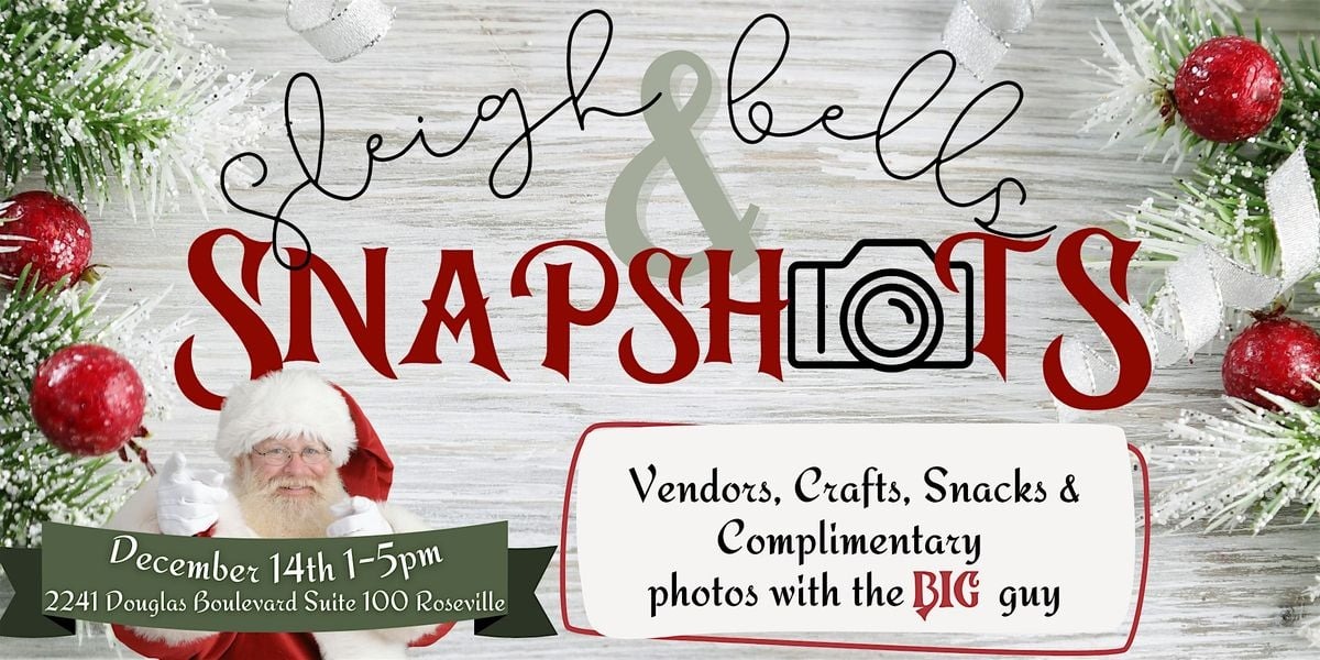 Capture Magical Santa Moments at Roseville's Sleighbells & Snapshots